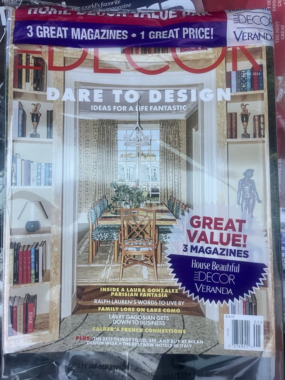 Elle Decor Magazine Dare To Design 2025 3 In 1 Veranda House Beautiful